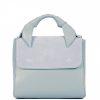 VERA Cross Body Handbags | Vera Italy "Peletra" Light Blue