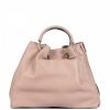 VERA Large Handbags | Vera Italy "Ramona" Rose Powder