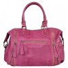 VERA Large Handbags | Vera Italy "Susa" Fuchsia