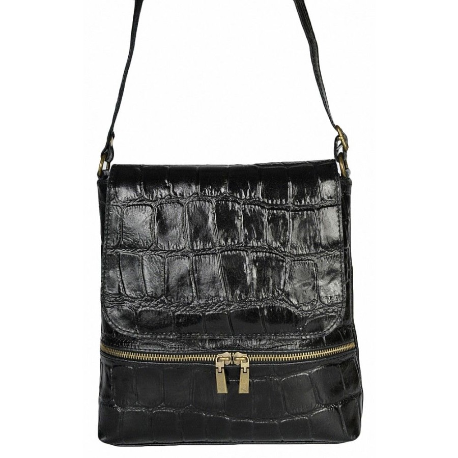 VERA Cross Body Handbags | Vera Italy "Nana" Black