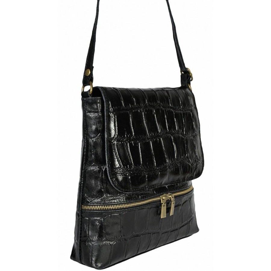 VERA Cross Body Handbags | Vera Italy "Nana" Black