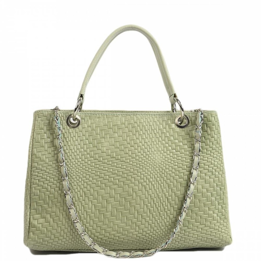 VERA Large Handbags | Vera Italy "Menty" Mint