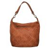 VERA Large Handbags | Vera Italy "Emalina" Cognac