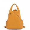 VERA Leather Backpacks | Vera Italy "Mareha" Mustard