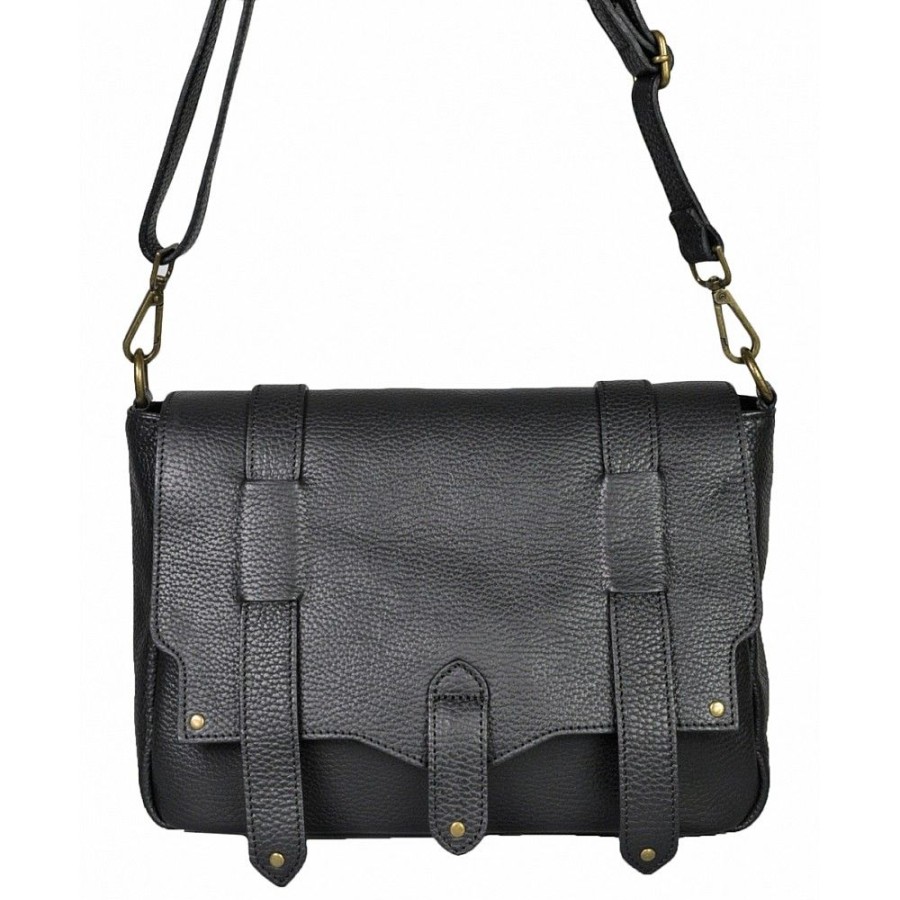 VERA Cross Body Handbags | Vera Italy "Alffa" Black