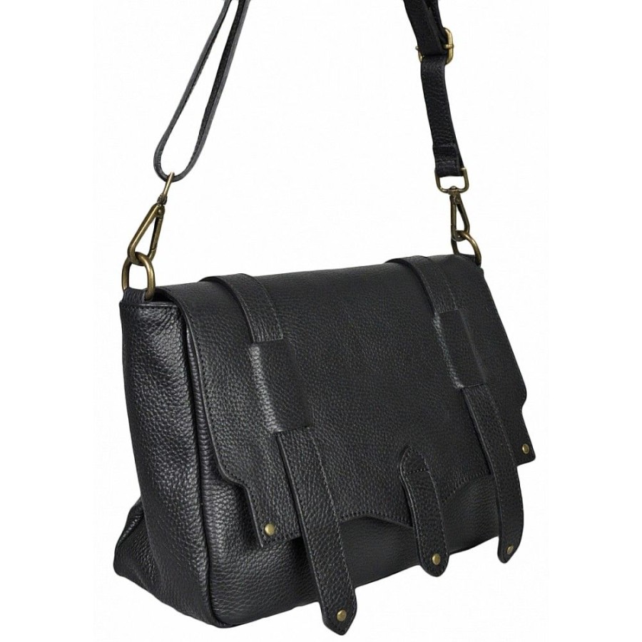 VERA Cross Body Handbags | Vera Italy "Alffa" Black