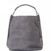 VERA Large Handbags | Vera Italy "Sterra" Dark Grey