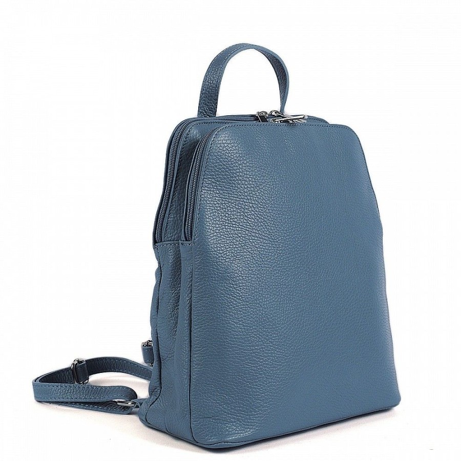 VERA Leather Backpacks | Vera Italy "Zaila" Blue